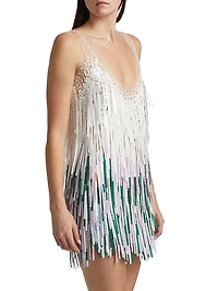 Fringe Tank Minidress