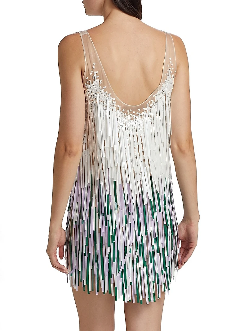 Fringe Tank Minidress