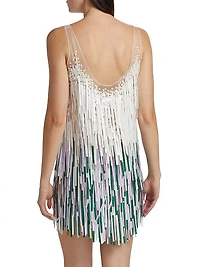 Fringe Tank Minidress
