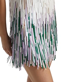 Fringe Tank Minidress