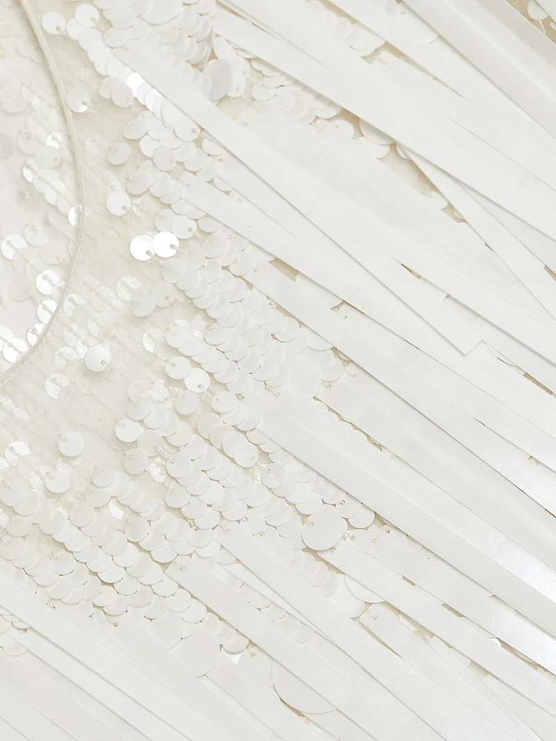 Fringe Tank Minidress