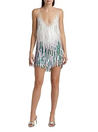 Fringe Tank Minidress