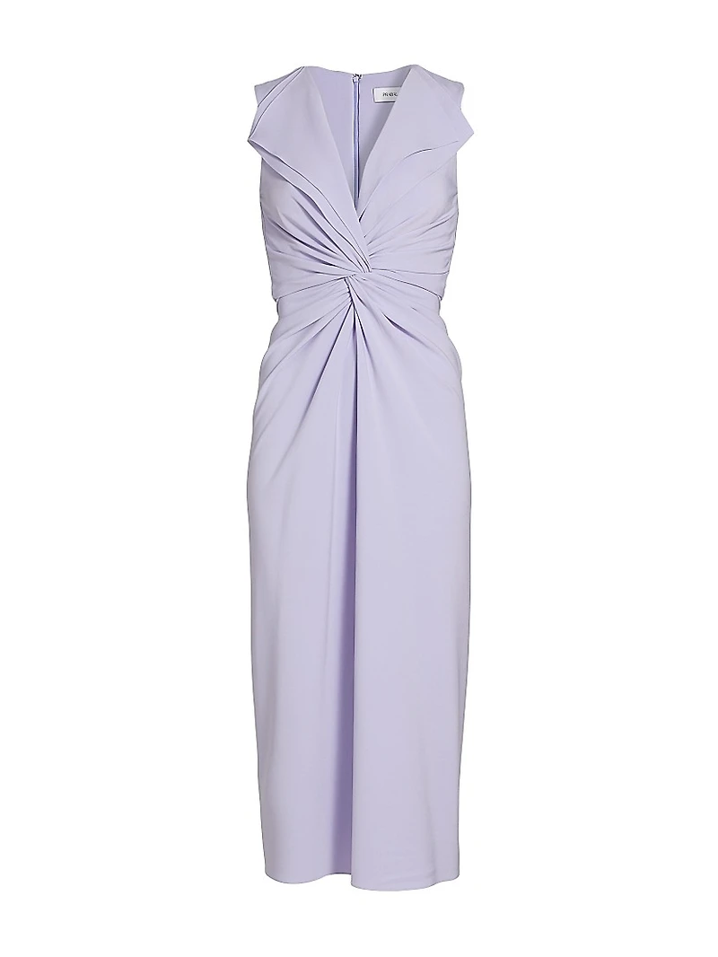 Lili Twist-Front Cocktail Dress