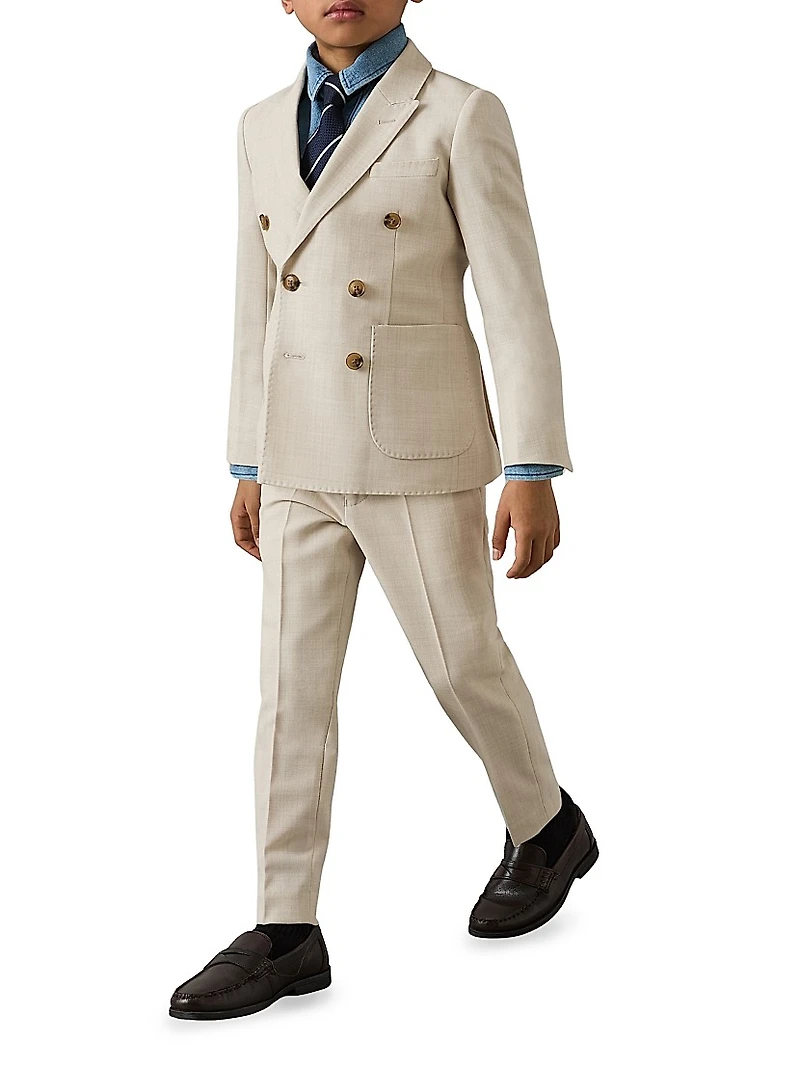 Little Boy's & Belmont Plaid Pants