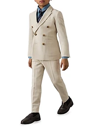 Little Boy's & Belmont Plaid Pants