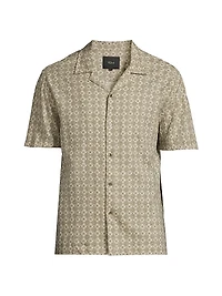 Atlas Linen-Blend Camp Shirt