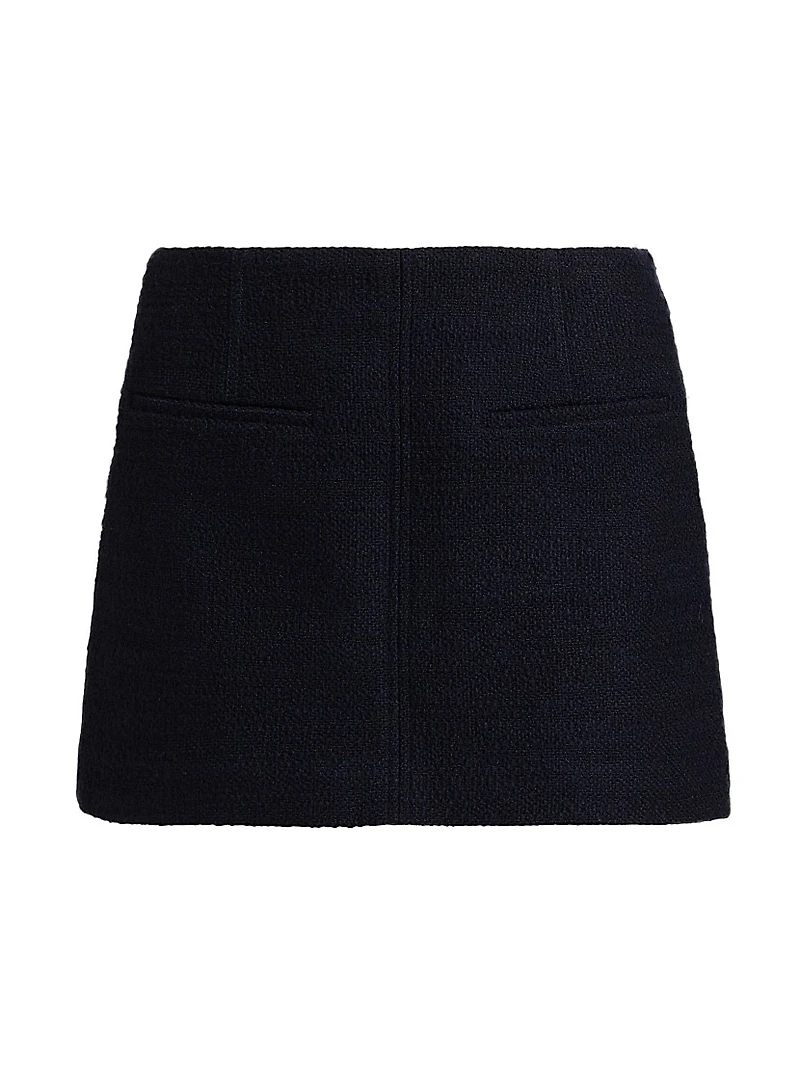 Cowan Bouclé A-Line Miniskirt