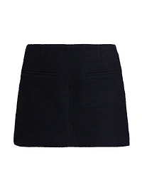 Cowan Bouclé A-Line Miniskirt
