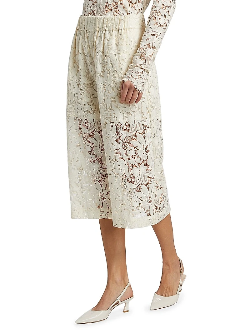 Bodie Guipure Lace Shorts