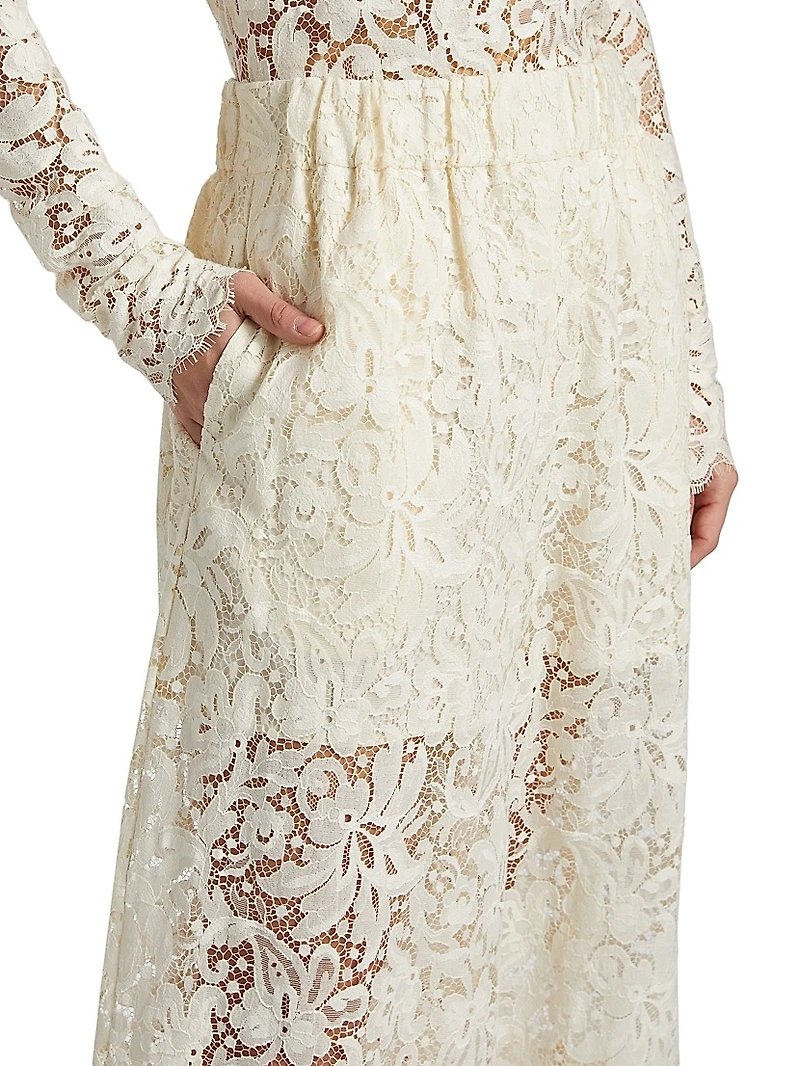 Bodie Guipure Lace Shorts