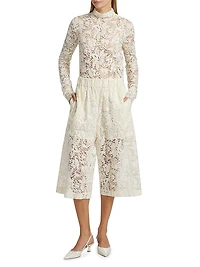 Bodie Guipure Lace Shorts