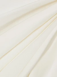 Alma Draped Satin Midi Dress