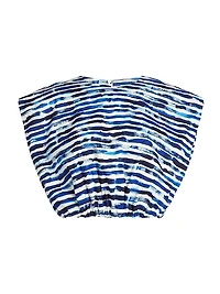 Billie Linen-Blend Crop Top
