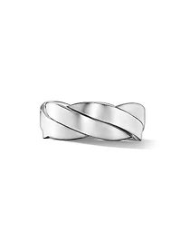 DY Helios⿢ Band Ring Sterling Silver, 9mm