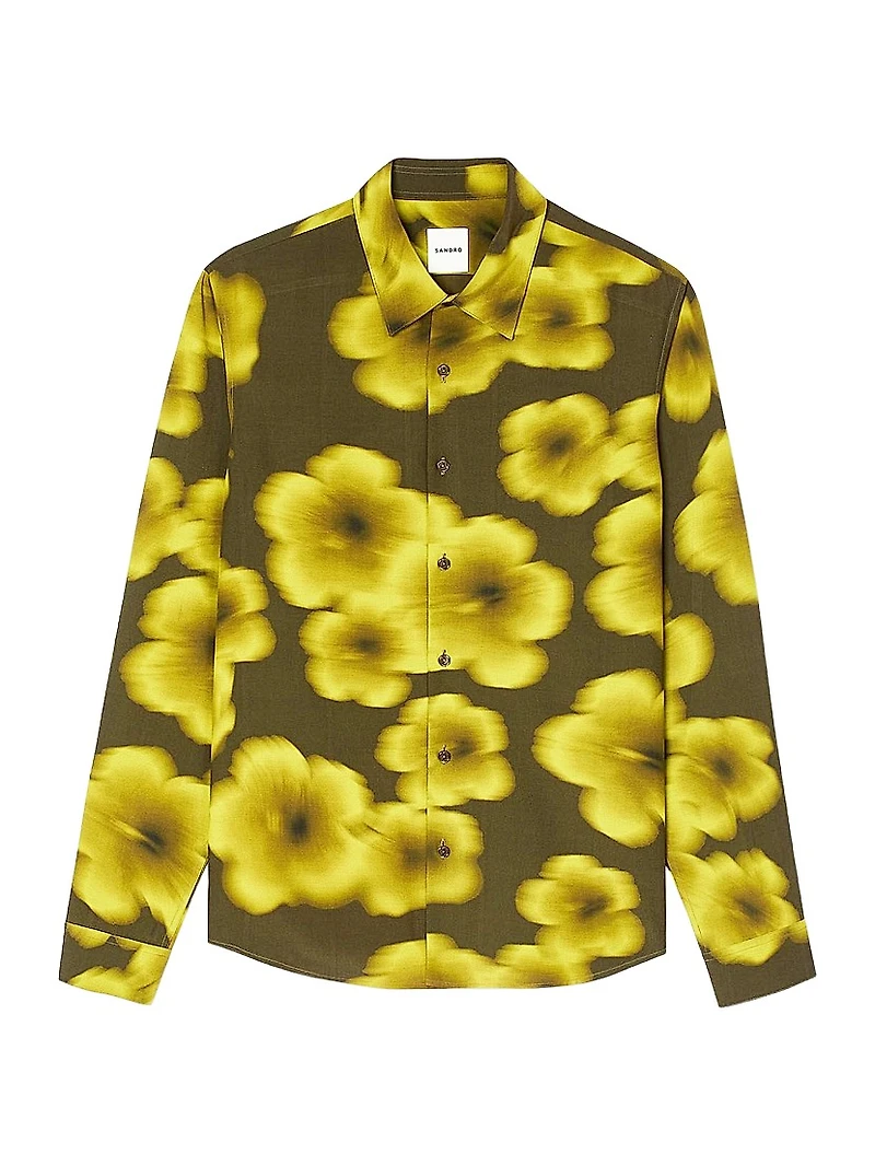 Loose-Fit Floral Shirt