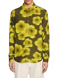 Loose-Fit Floral Shirt