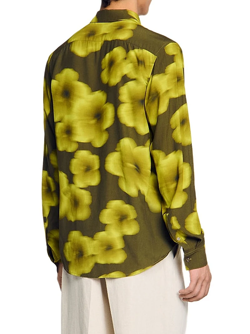 Loose-Fit Floral Shirt