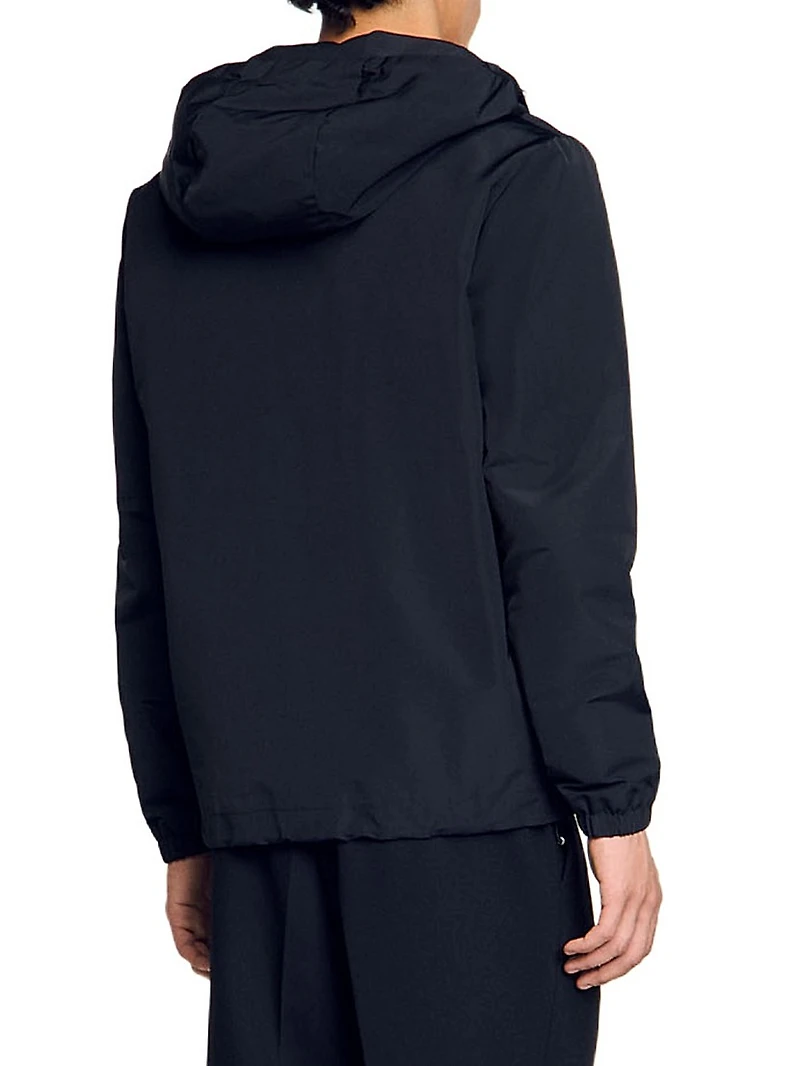 Nylon Windbreaker Jacket