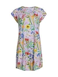 The Bridgette Cap-Sleeve Nightgown