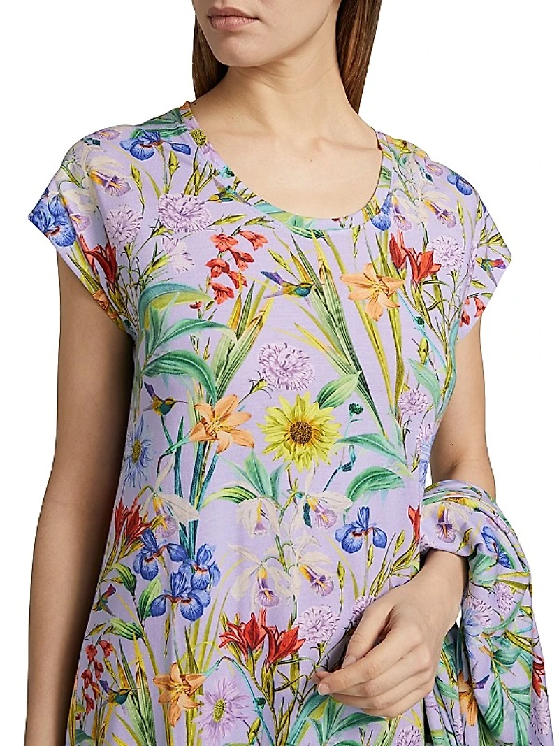 The Bridgette Cap-Sleeve Nightgown