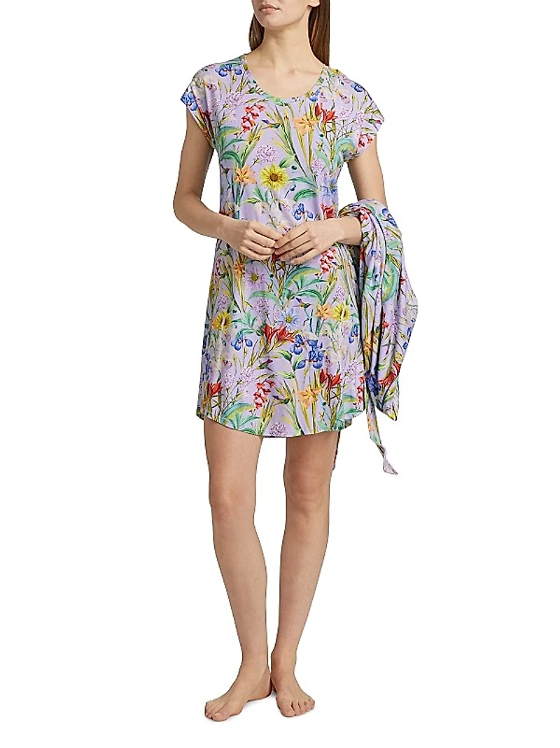 The Bridgette Cap-Sleeve Nightgown