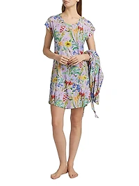 The Bridgette Cap-Sleeve Nightgown