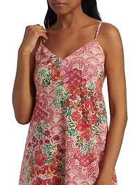 Mariposa Floral Cotton Sleep Dress