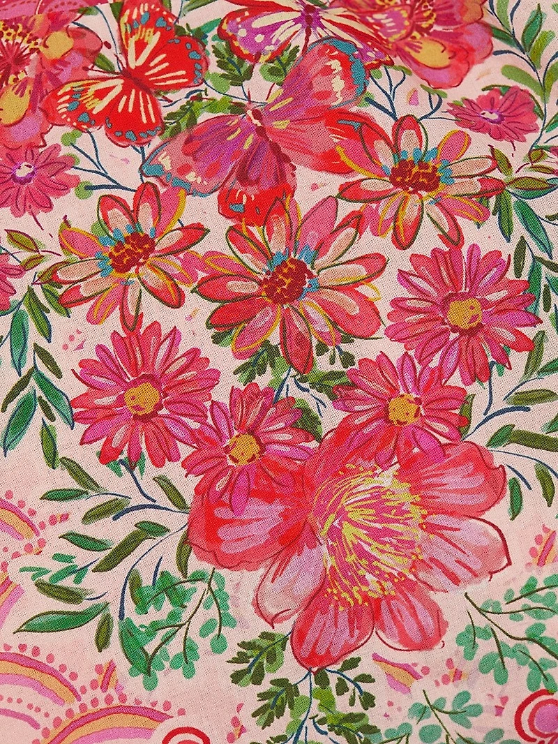 Mariposa Floral Cotton Sleep Dress
