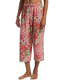 Mariposa Floral Cotton Pajamas