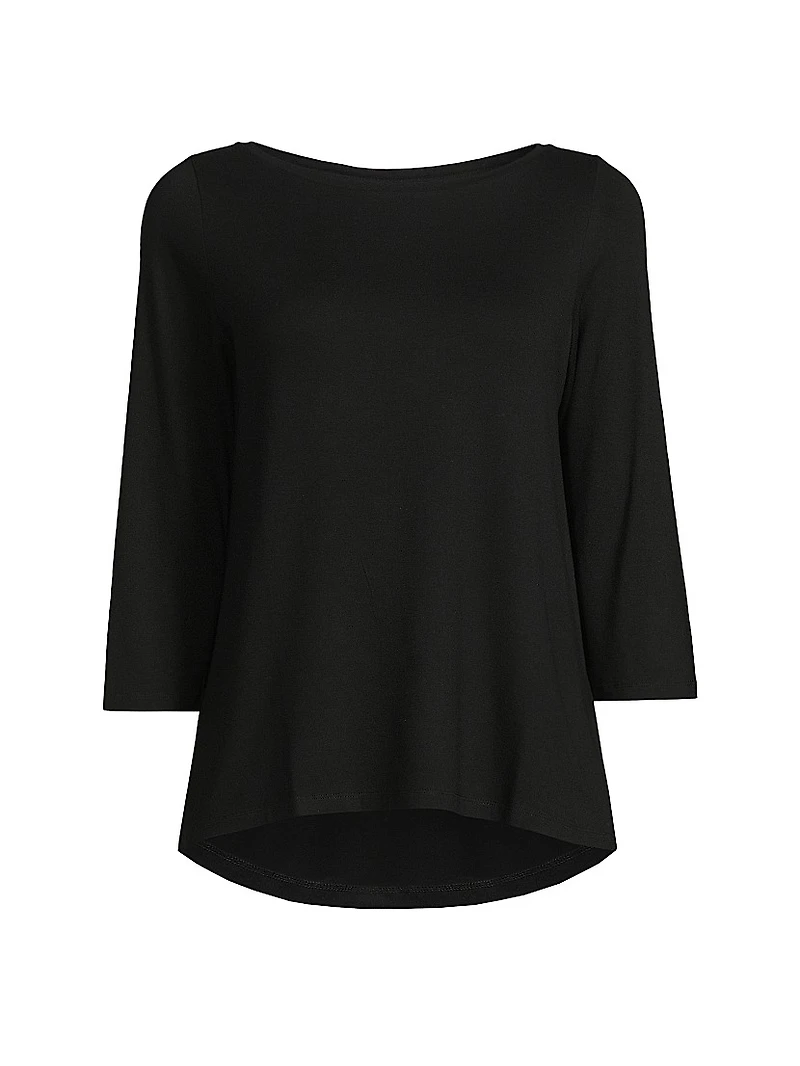 Soft Touch Pleated Back Top