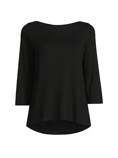 Soft Touch Pleated Back Top