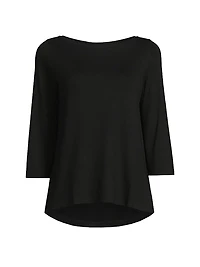 Soft Touch Pleated Back Top