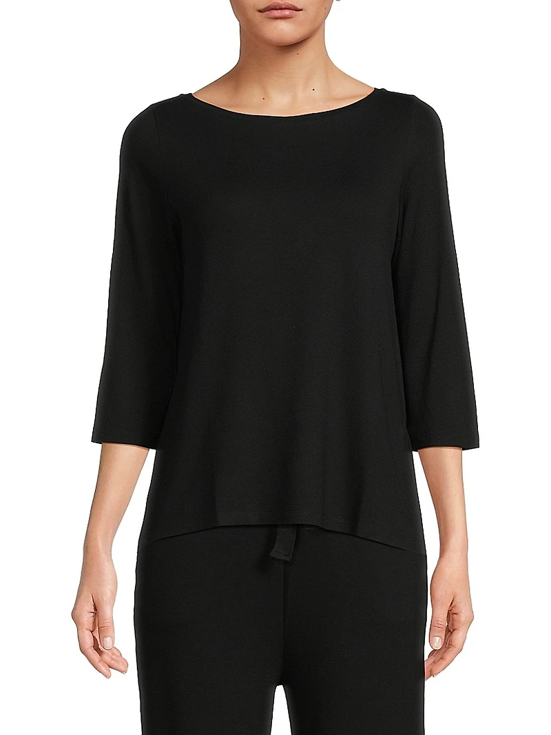 Soft Touch Pleated Back Top