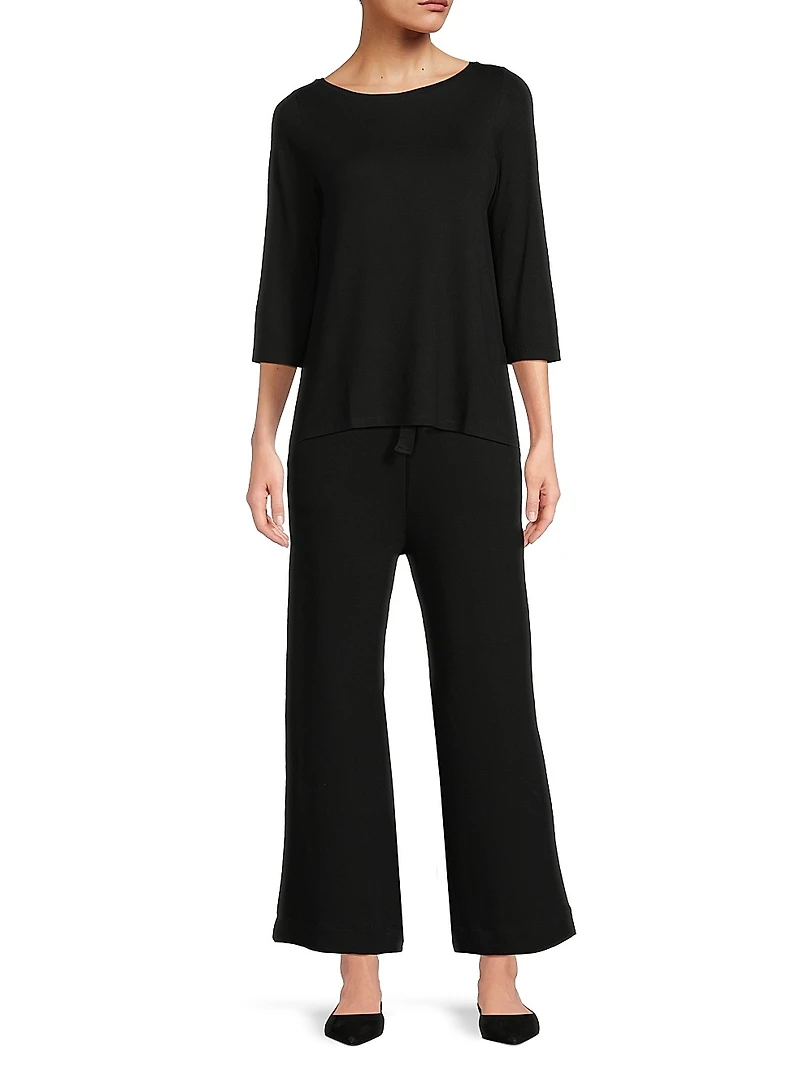 Soft Touch Pleated Back Top
