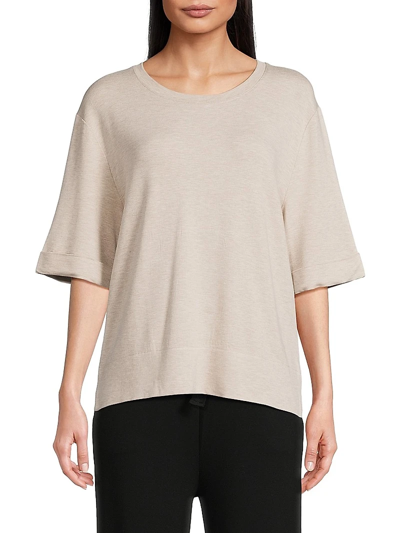 French Terry Relaxed Top
