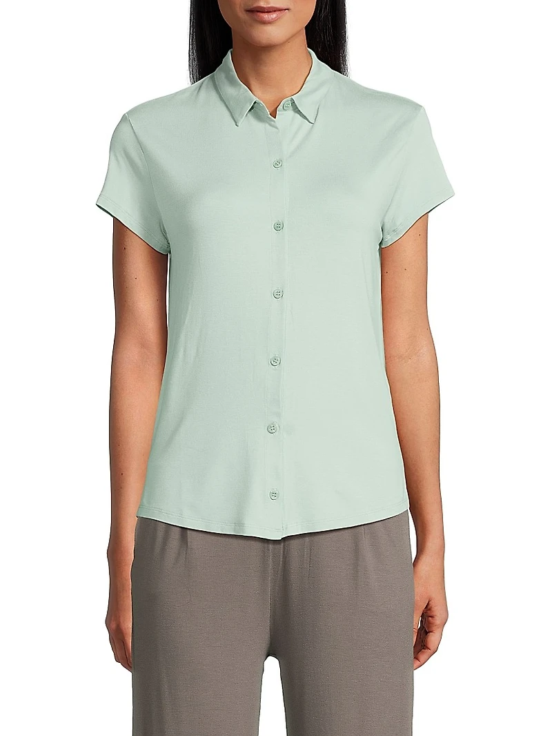 Soft Touch Pleated Back Shirt