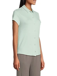 Soft Touch Pleated Back Shirt