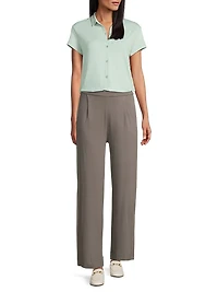 Soft Touch Pleated Back Shirt