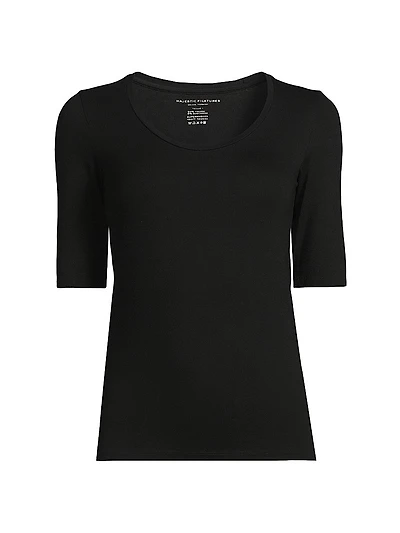 Soft Touch Scoopneck Top