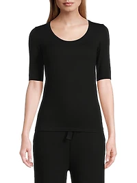 Soft Touch Scoopneck Top