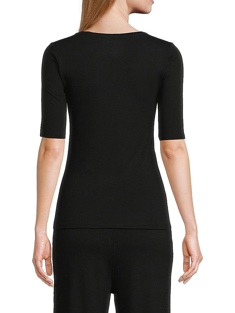 Soft Touch Scoopneck Top