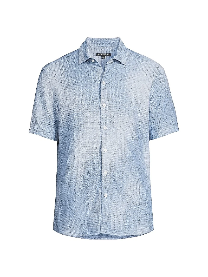 Ferris Woven Cotton-Linen Shirt