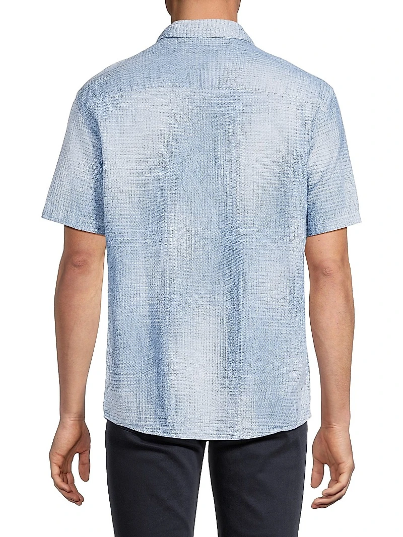 Ferris Woven Cotton-Linen Shirt