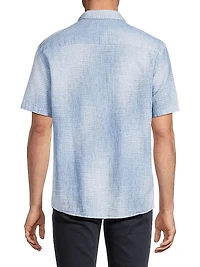 Ferris Woven Cotton-Linen Shirt