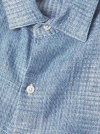Ferris Woven Cotton-Linen Shirt