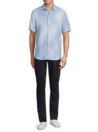 Ferris Woven Cotton-Linen Shirt