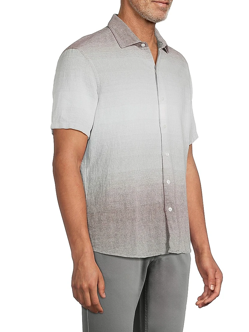 Tiffin Cotton Button-Front Shirt