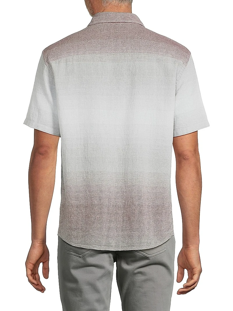 Tiffin Cotton Button-Front Shirt