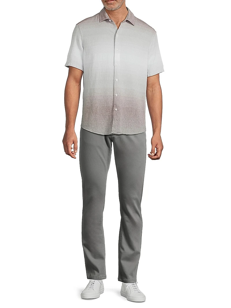 Tiffin Cotton Button-Front Shirt