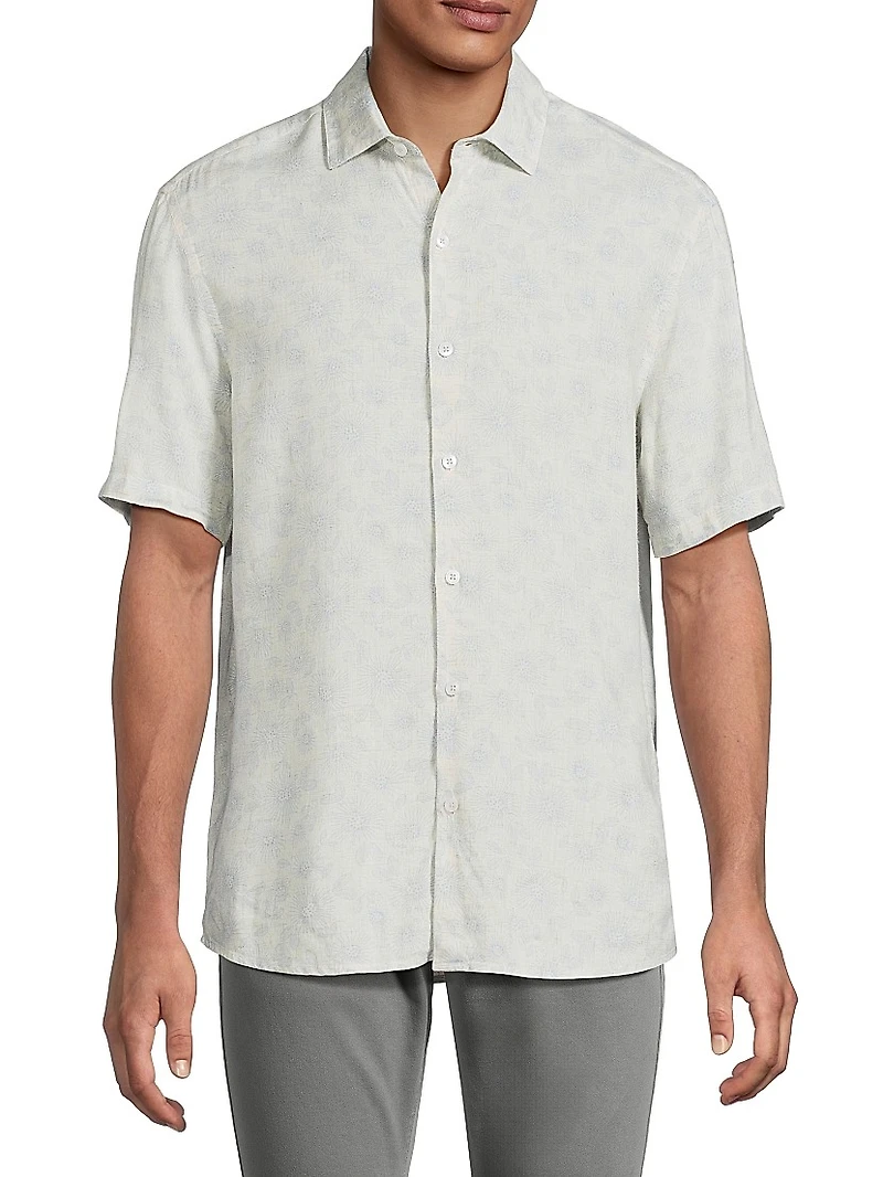 Merrick Woven Button-Front Shirt